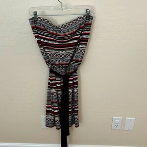 White House Black Market Strapless Dress. Like new.